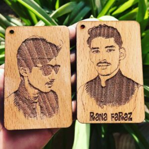 Customized Photo Keychain- solid-wood - Artoza Crafts | Where Craft Becomes Style