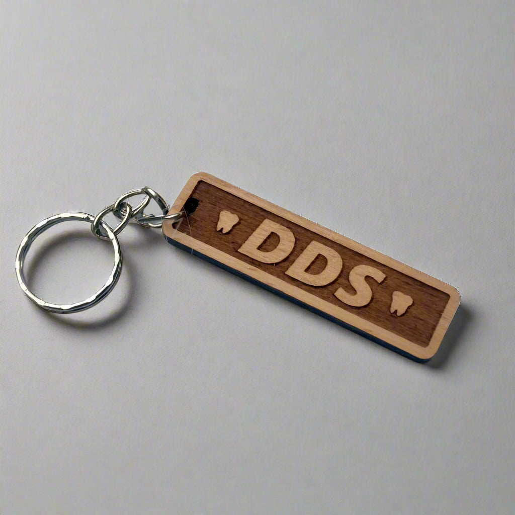 DDS-dental-wooden-Keychain - Artoza Crafts | Where Craft Becomes Style