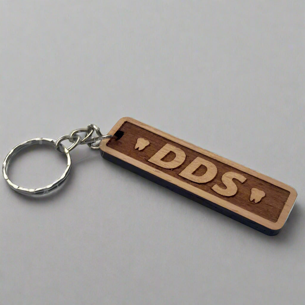 DDS-wooden-Keychain-dental - Artoza Crafts | Where Craft Becomes Style