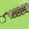 Double Layered Laser Cut Customized Wooden Keyring - Artoza Crafts | Where Craft Becomes Style