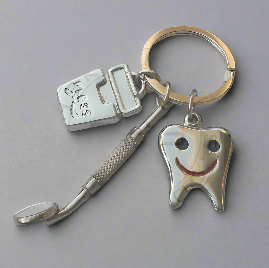 Floss-Mirror-Smiley-Keyring - Artoza Crafts | Where Craft Becomes Style