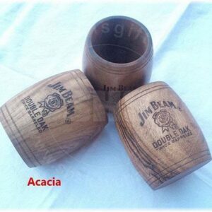Handcrafted Wooden Mug – Premium Acacia & Rosewood | 250–300 ml Rustic Drinkware