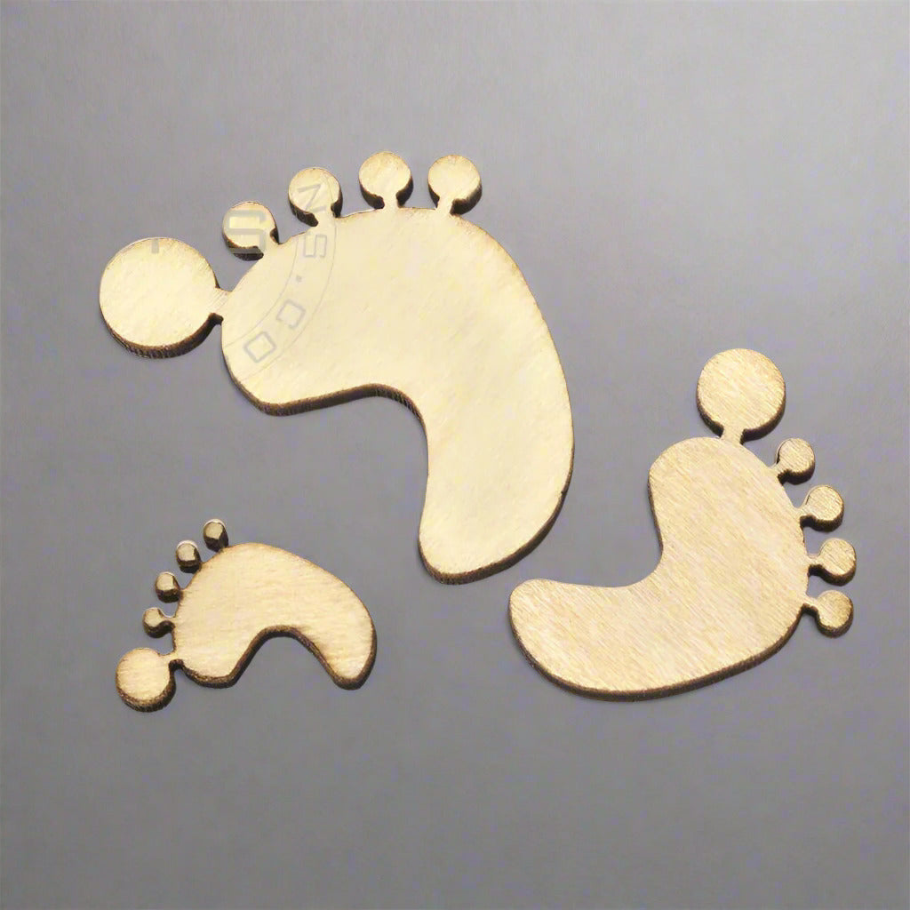 Laser-cut-3-Baby-feet-set - Artoza Crafts | Where Craft Becomes Style