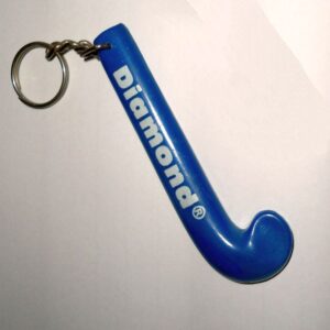 Miniature Field Hockey Stick Keychain – Assorted Color Sports Edition