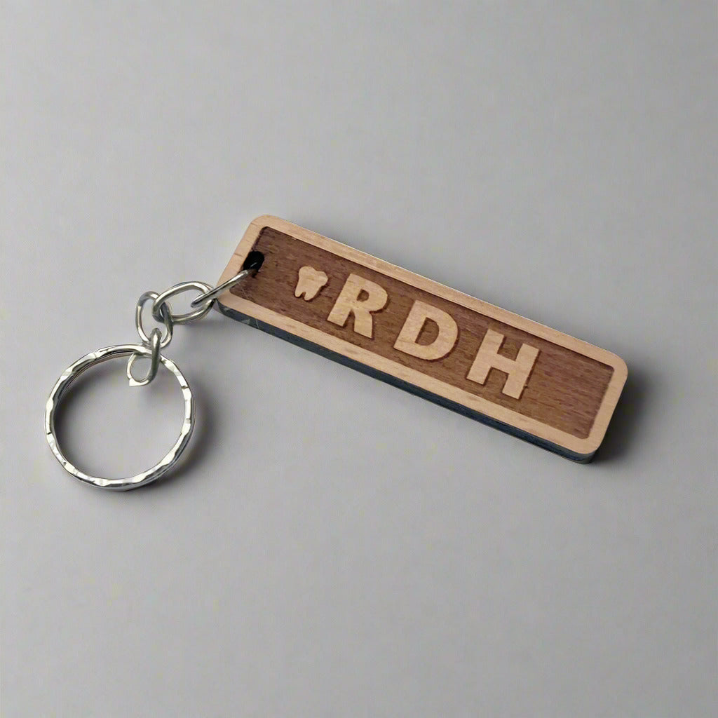 RDH-dental-wooden-Keychain - Artoza Crafts | Where Craft Becomes Style