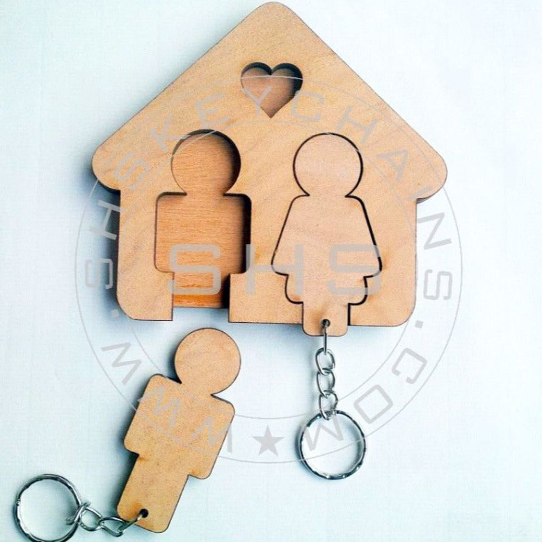 couple-key-rings-with-key-holder-home-decor - Artoza Crafts | Where Craft Becomes Style