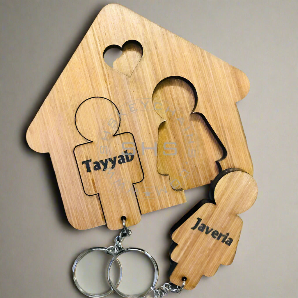 couple-keychain-with-key-holder - Artoza Crafts | Where Craft Becomes Style