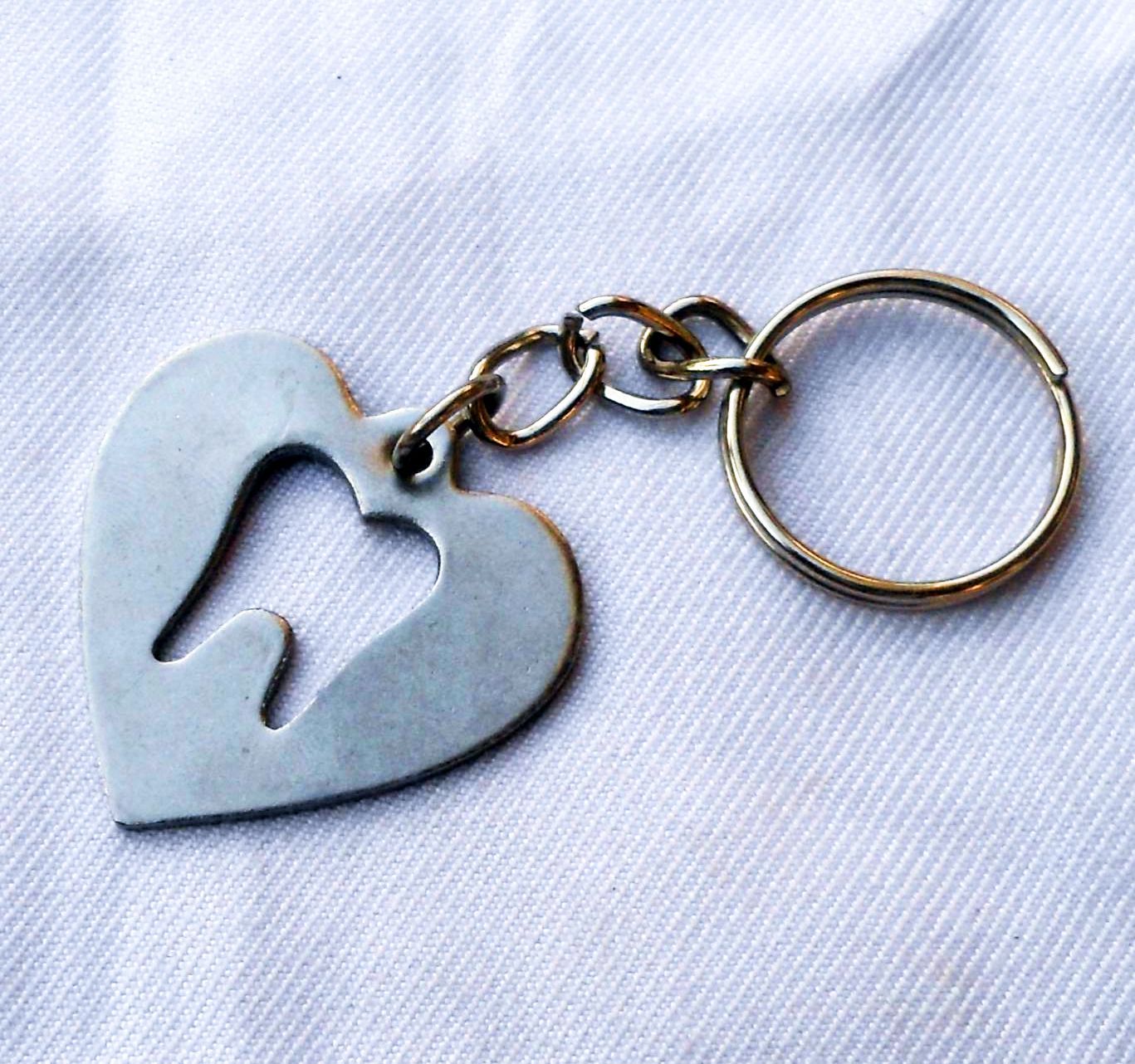 heart shaped dental keyring - Artoza Crafts | Where Craft Becomes Style