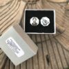 Customized Name Photo Octagonal Stainless Steel Cufflinks - Artoza Crafts | Where Craft Becomes Style