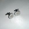 Manual Gear Shift Engraved Round Cufflinks - Artoza Crafts | Where Craft Becomes Style