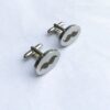 Mustache Engraved Round Cufflinksss - Artoza Crafts | Where Craft Becomes Style