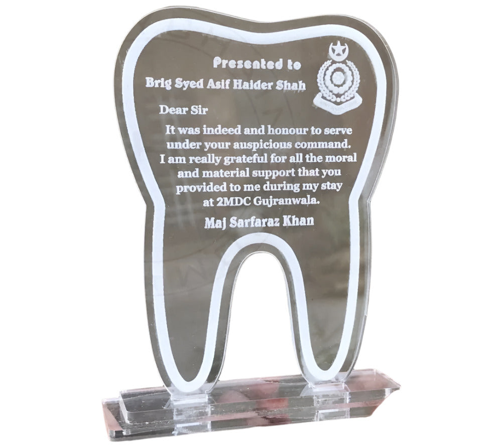 Personalized-Tooth-Plaque - Artoza Crafts | Where Craft Becomes Style
