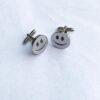 Smiley Face Round Cufflinks1 - Artoza Crafts | Where Craft Becomes Style