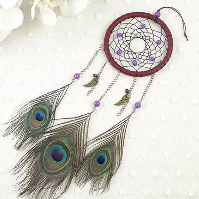 peacock_feather__angel_wings_dreamcatcher_1476802607_0ae32347 - Artoza Crafts | Where Craft Becomes Style