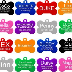 Aluminium Bone pet ID tags - Artoza Crafts | Where Craft Becomes Style