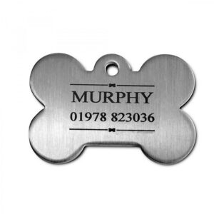 Stainless SteelBone pet Tag small - Artoza Crafts | Where Craft Becomes Style